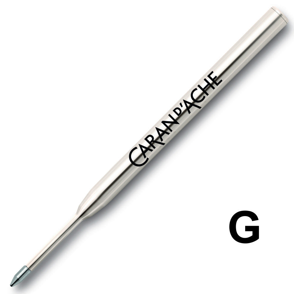 Carga Para Caneta Esferográfica Caran d'Ache Goliath Pena G Preto Unidade